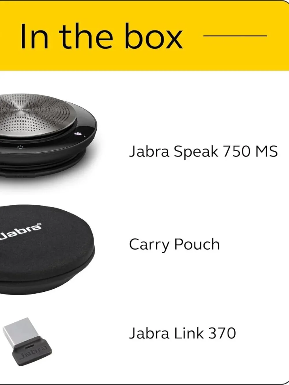 JABRA SPEAK 750 USB BLUETOOTH SPEAKERPHONE